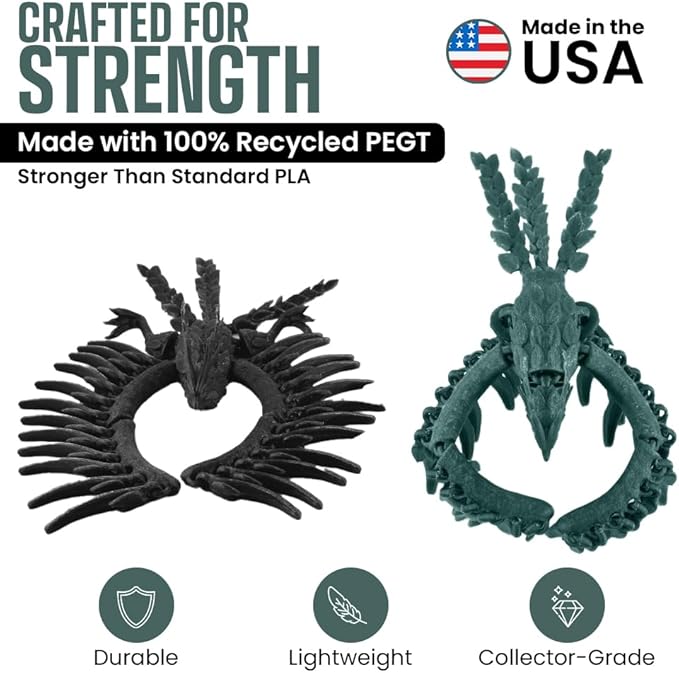 TwistedForge Articulated Forest Phoenix Figurines – 2‑Pack Mythical Creatures - Image 3