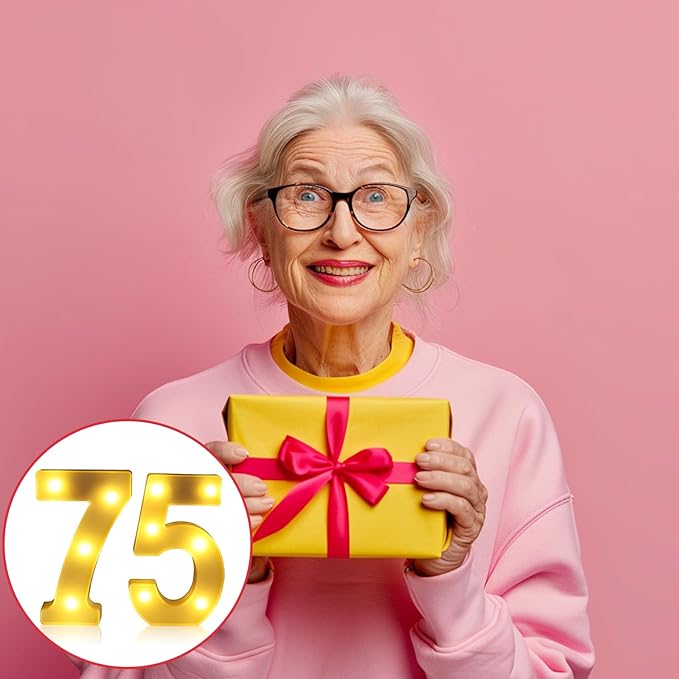 75th Birthday Decorations for Women Men, 75 Birthday Decorations for - Image 7