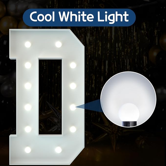 Marquee Letters 4 Feet Tall Large Light Up Letters Baby Shower Decorations - Image 4