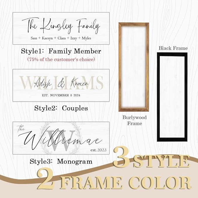 Wedding Gifts for Couples 2025, Custom Wood Sign for Bridal Shower Gift - Image 4