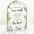 Wedding Sign Decor, You Should Be Here Sign, 5x7 Inch Arch Acrylic, Wedding Sign by Unknown