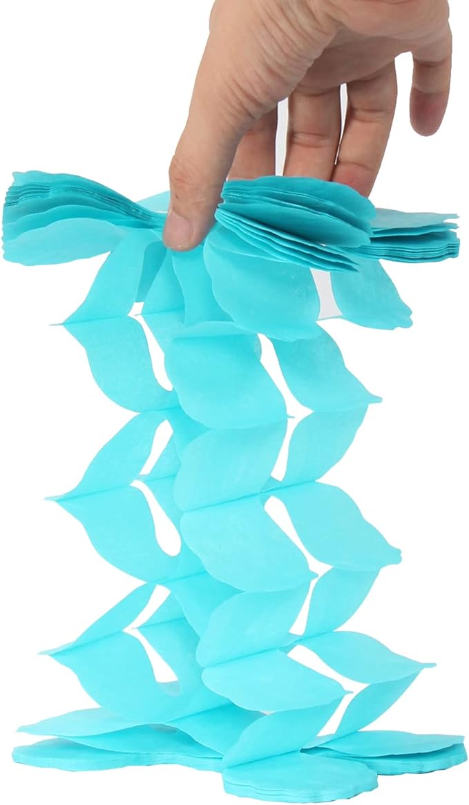 Purple-Blue Mermaid Party-Decorations Garland Streamers - Image 4
