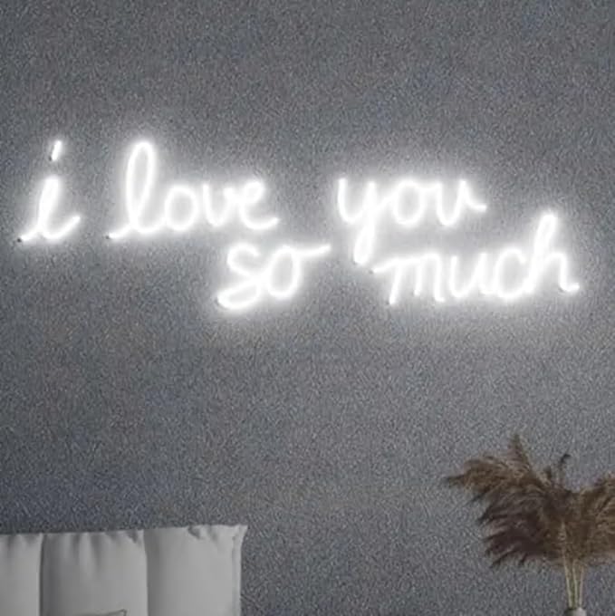I love you so much Neon Sign, Wedding Backdrop Led Sign, Wedding Reception - Image 3