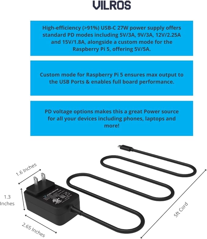 Vilros Raspberry Pi 5 Starter Kit MAX - Image 5