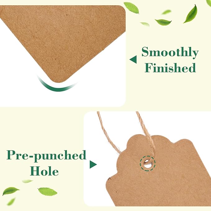 SallyFashion 200pcs Gift Tags - Image 9