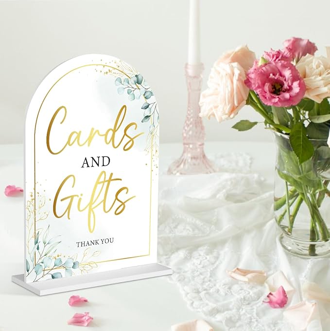 4-Piece Acrylic Wedding Sign Set - Image 2