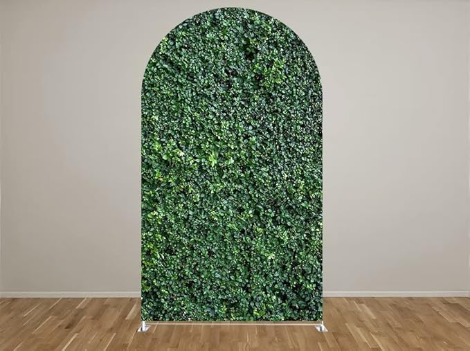 Arch Backdrop Chiara Arch Stand Covers Stretchy Spandex Fabric Leaves Wall - Image 2