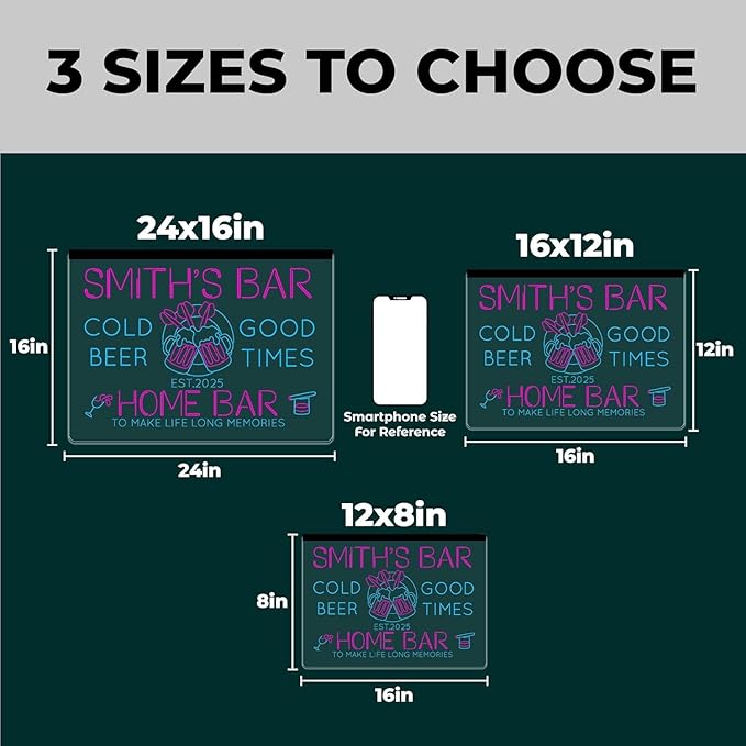 Personalized Pool & Patio Neon Sign, Custom LED Wall Light - Image 5