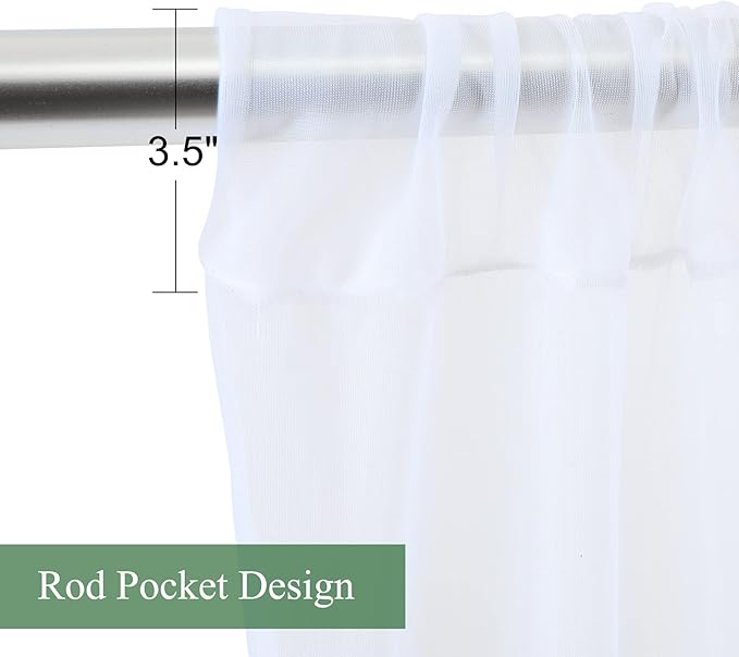 10x10 White Tulle Backdrop Curtains - Image 6
