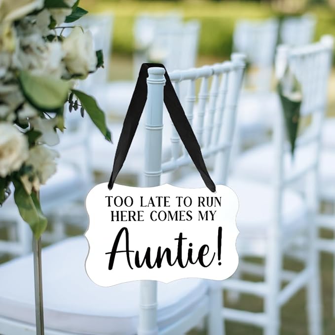 Acrylic Wedding Sign, Ring Bearer Sign, Rustic Wedding Decor Signs, Acrylic - Image 5