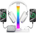 Headphone Stand with Wireless Charger, Gaming Headset Stand with RGB Light Mode by Unknown