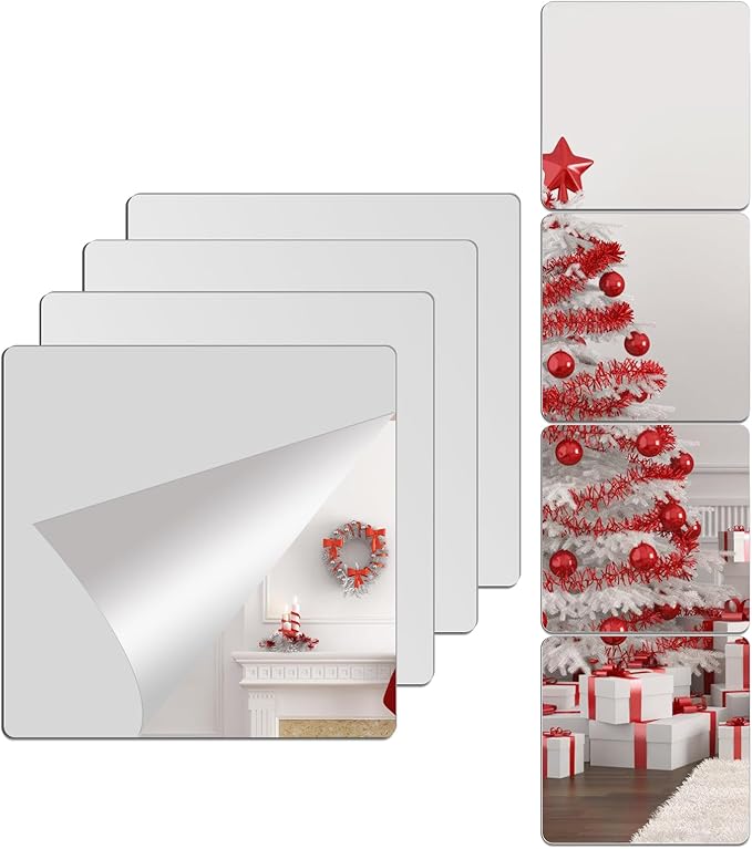 Unbreakable Acylic Small Mirror Tiles by Unknown