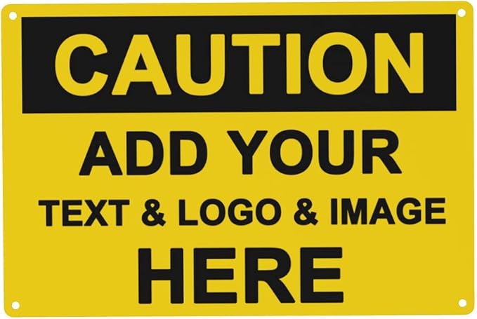 Custom Caution Signs Outdoor Metal - Image 7