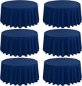 6 Pack Round Tablecloths by REWOMC