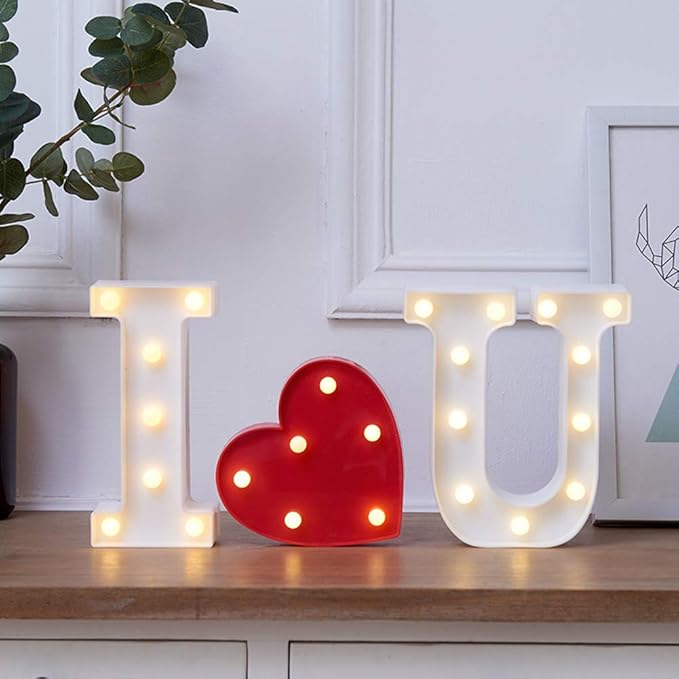MUMUXI Marquee Light Up Letters | Large Light Up Numbers | Battery Powered and - Image 6