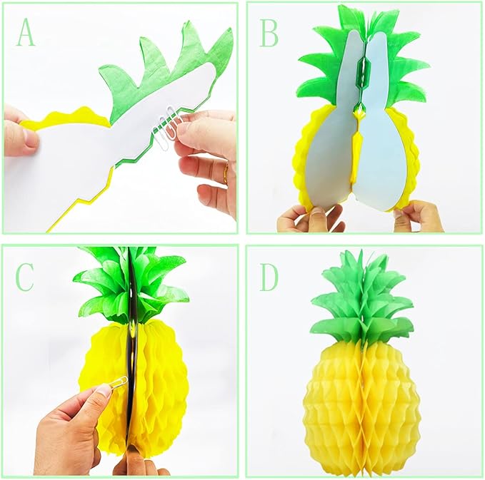 LYART 6 Pcs 14 Inch Pineapple Decorations - Image 6