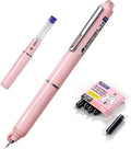 WRITECH Retractable Fountain Pen Set: Black Ink Fine Nib, 5 Refillable Ink by WRITECH