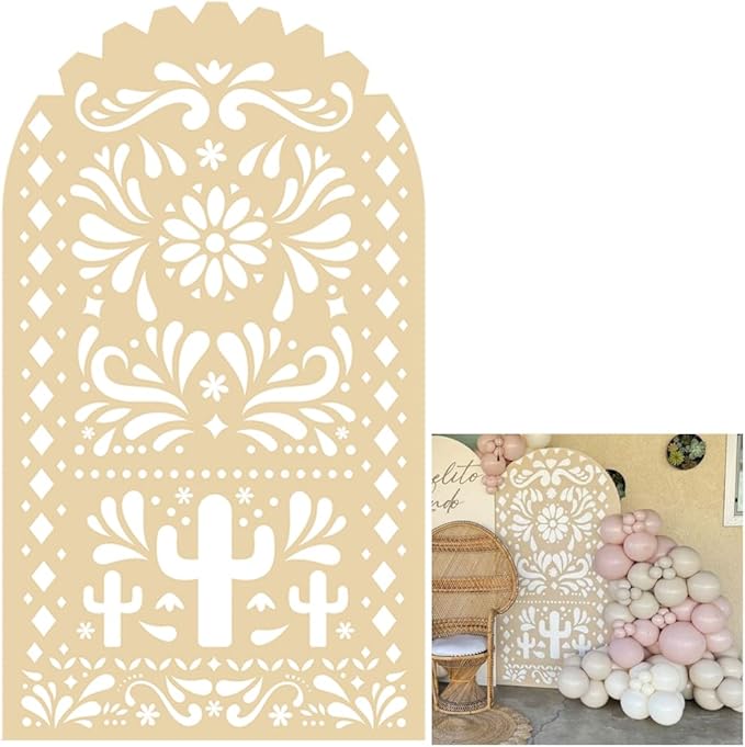 Mexico Theme Arch Stand Covers Fiesta Wedding Party Elastic Fabric Background by NIVIUS+PHOTO