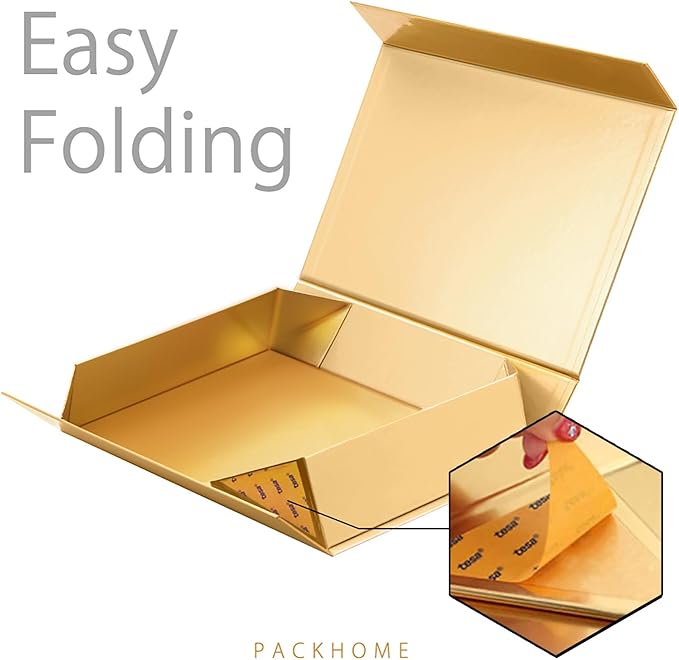 PACKHOME 6 Gift Boxes 11.5x8x2.5 Inches, Sturdy Shirt Boxes - Image 5