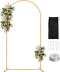 6.6FT Metal Wedding Arch Backdrop Stand by WellSign