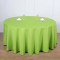 Efavormart Round Tablecloth, 120 Inch Stain & Wrinkle Resistant Washable Table by efavormart