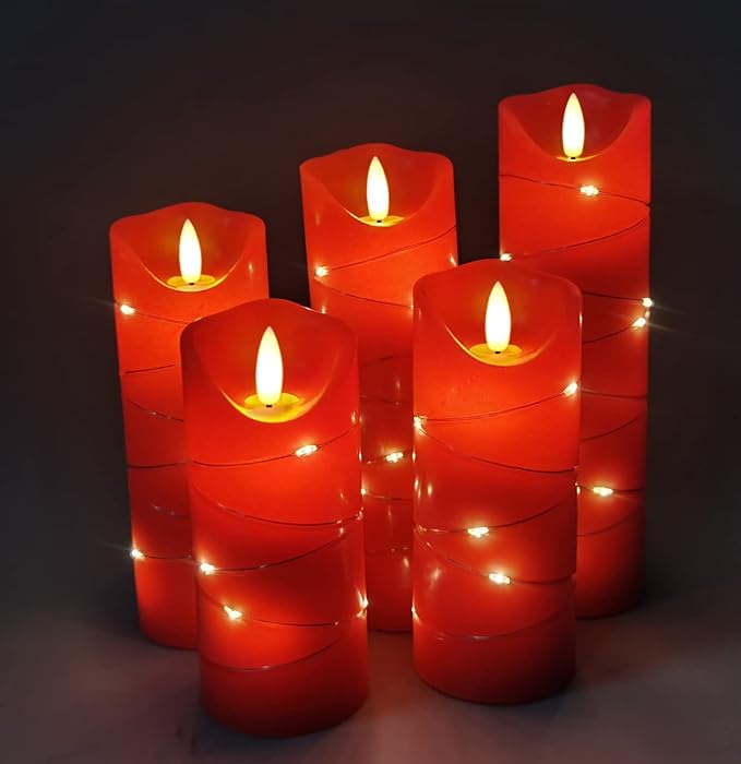DANIP Red LED Flameless Candle - Image 2