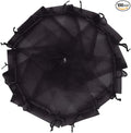 Wudygirl 100pcs Drawstring Organza Bags 5 x 7 Inch Black Transparent Jewelry by Wudygirl