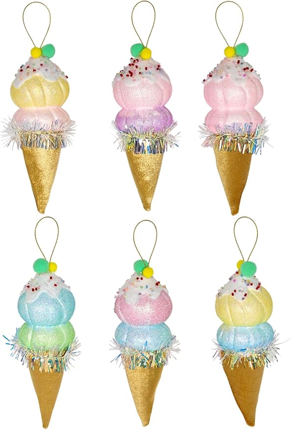 LANGXUN 6pcs Ice Cream Candy Land 2025 Xmas Birthday Party Suppiles Decoration - Image 3