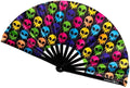 Kandies World UV Reactive Custom Festival Folding Hand Fan by KandiesWorld