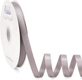 Ribbli Silver Satin Ribbon Double Faced Satin 1/2 Inch x Continuous 100 by Ribbli