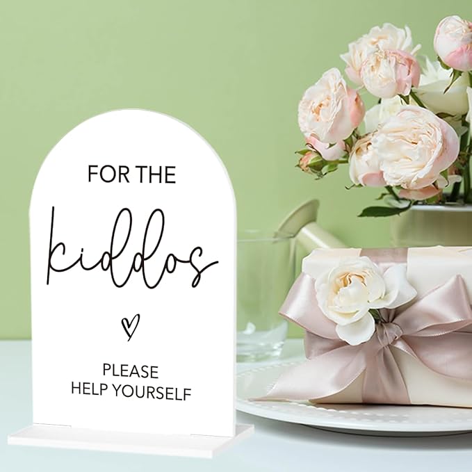 For The Kiddos Wedding Sign Please Help Yourself Sign - Image 6