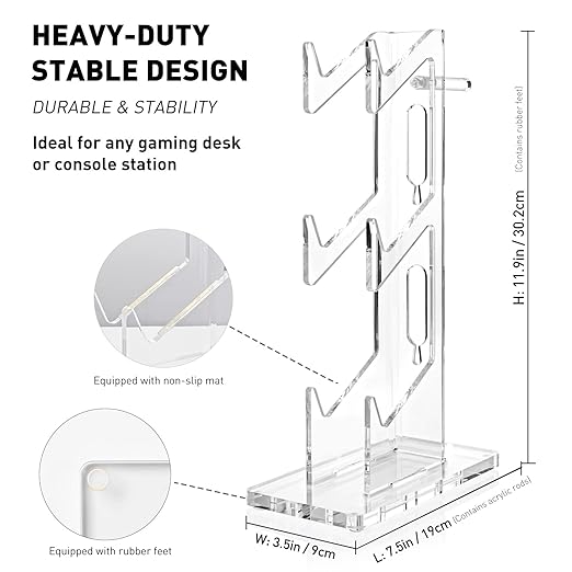 OAPRIRE Universal 3 Tier Controller Stand and Headset Stand - Image 5