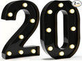 Pooqla Light Up Numbers, Decorative Marquee Number Light Sign by Pooqla