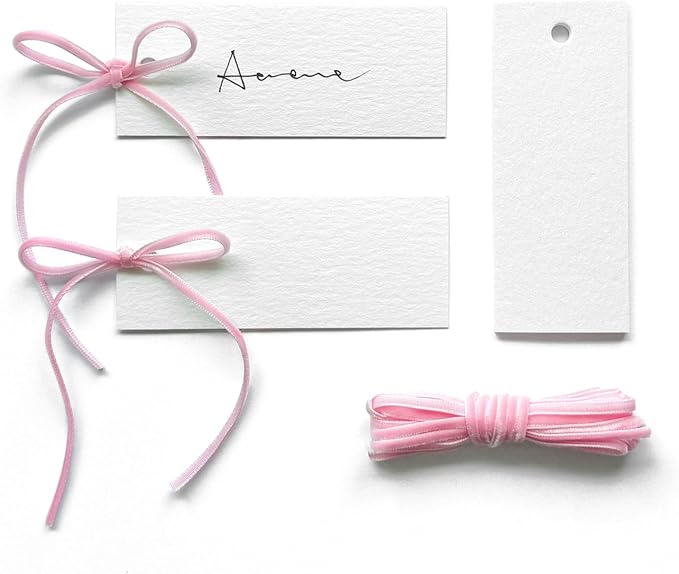 50 Pcs Place Cards for Table Setting -3.94"X1.57" Table Place Cards by Maegmew