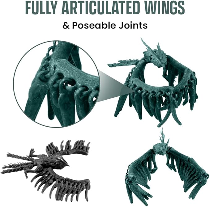 TwistedForge Articulated Forest Phoenix Figurines – 2‑Pack Mythical Creatures - Image 5