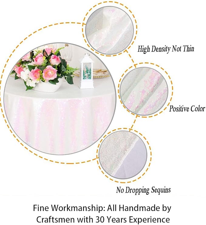 ShinyBeauty Sequin Tablecloth - Image 3