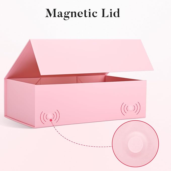 LIFELUM Pink Gift Boxes with Lids - Image 3