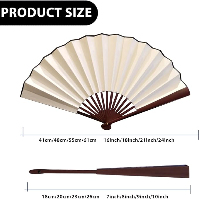 Decorative Folding Fans Personalized Fans Custom Fans Handheld Clack Fans - Image 4