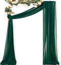 MLMC Emerald Green Wedding Arch Draping Fabric 1 Panel 29" x 20 FT Extra Long by MLMC
