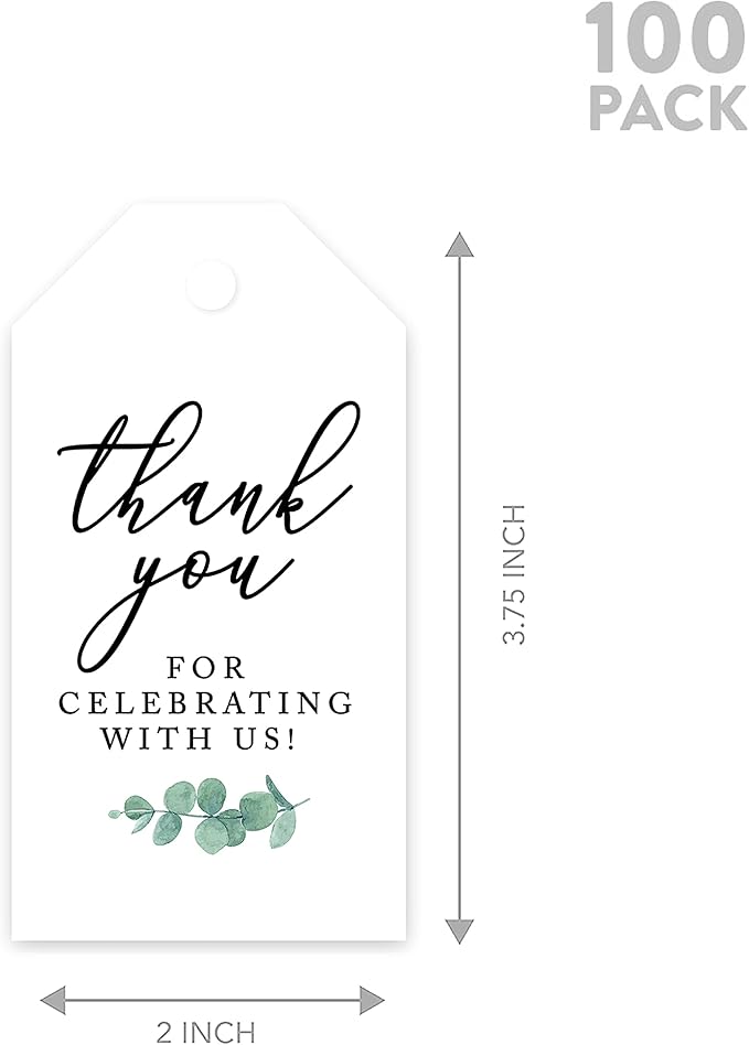 Andaz Press 100-Pack Thank You for Celebrating - Image 5