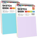 Soucolor 9 x12 Inch Sketch Book, Teen Girl Trendy Stuff, Halloween & Christmas by Soucolor