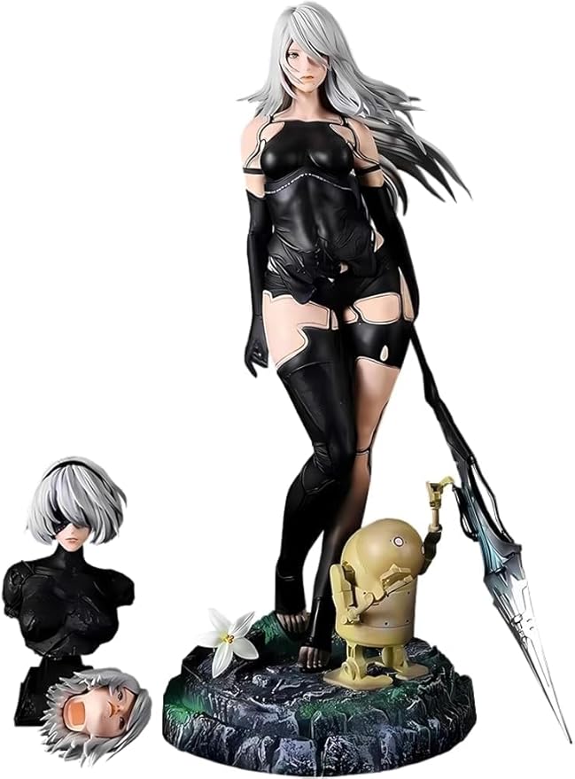 A2yorha Action Figure Anime Game Girl Figure No.2 Type A Interchangeable Head by Gluckhapi