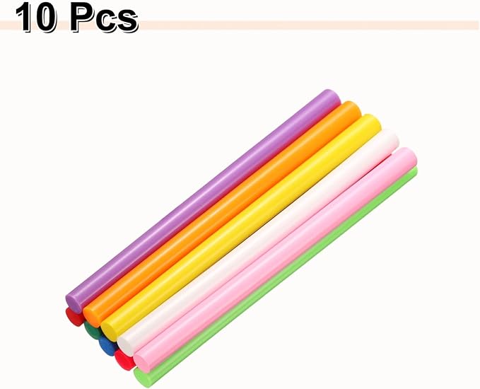 HARFINGTON 10pcs Hot Glue Sticks 0.43" Dia x 7.87" Long EVA Mini Hot Melt - Image 3