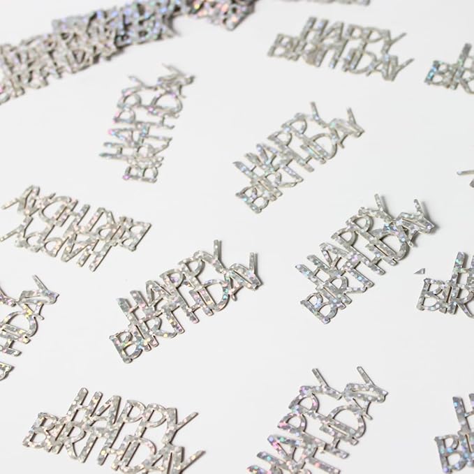 100PC Confetti Happy Birthday Table Decorations - Image 5