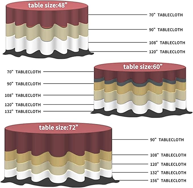 12 Pack 120 Inch White Satin Tablecloth - Image 8