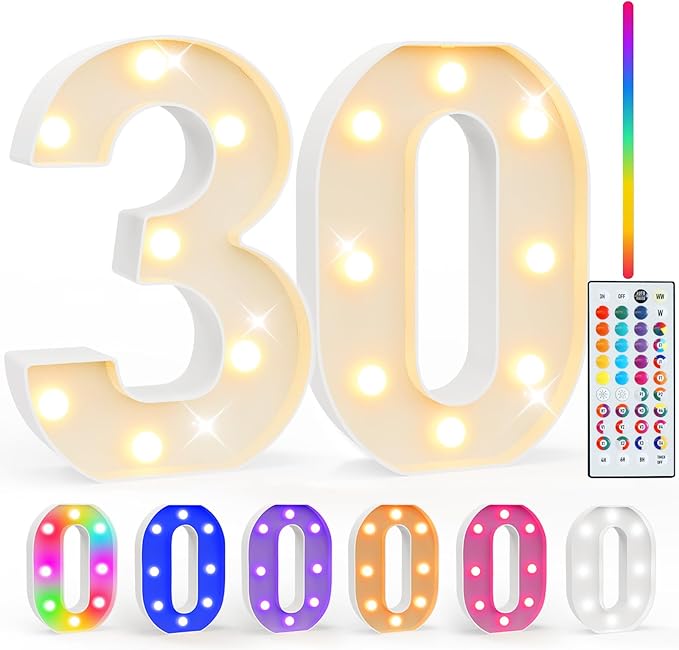 Pooqla 30th Birthday Decorations by Pooqla