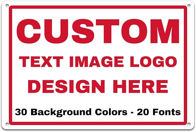Custom Signs Outdoor Metal by XIAYUEHUA
