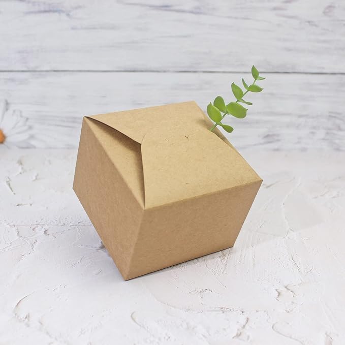 Brown Box for Presents, 10 Pack Small Empty Kraft Paper Gift Boxes - Image 6