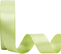 LaRibbons 1 Inch 25 Yard Double Faced Satin Ribbon, Lime Green Satin Craft by LaRibbons