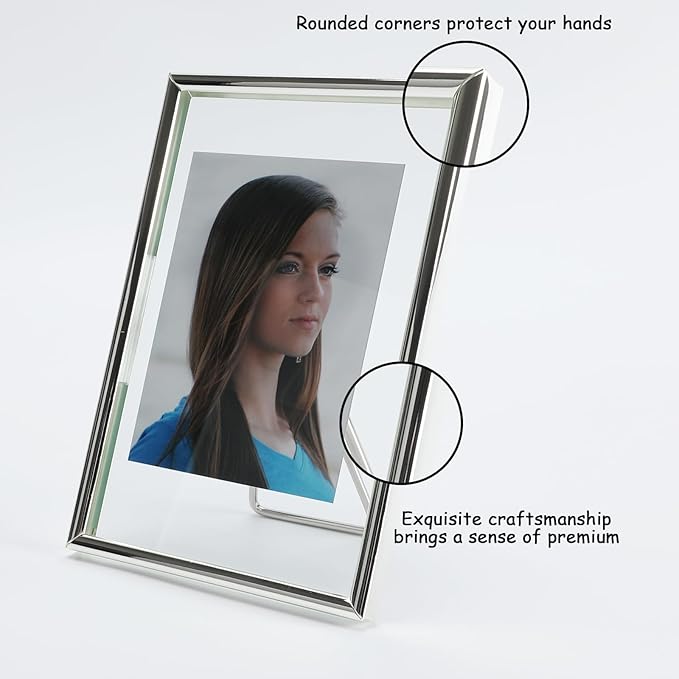 Silver Floating Frame with Romantic Heart, - Image 4